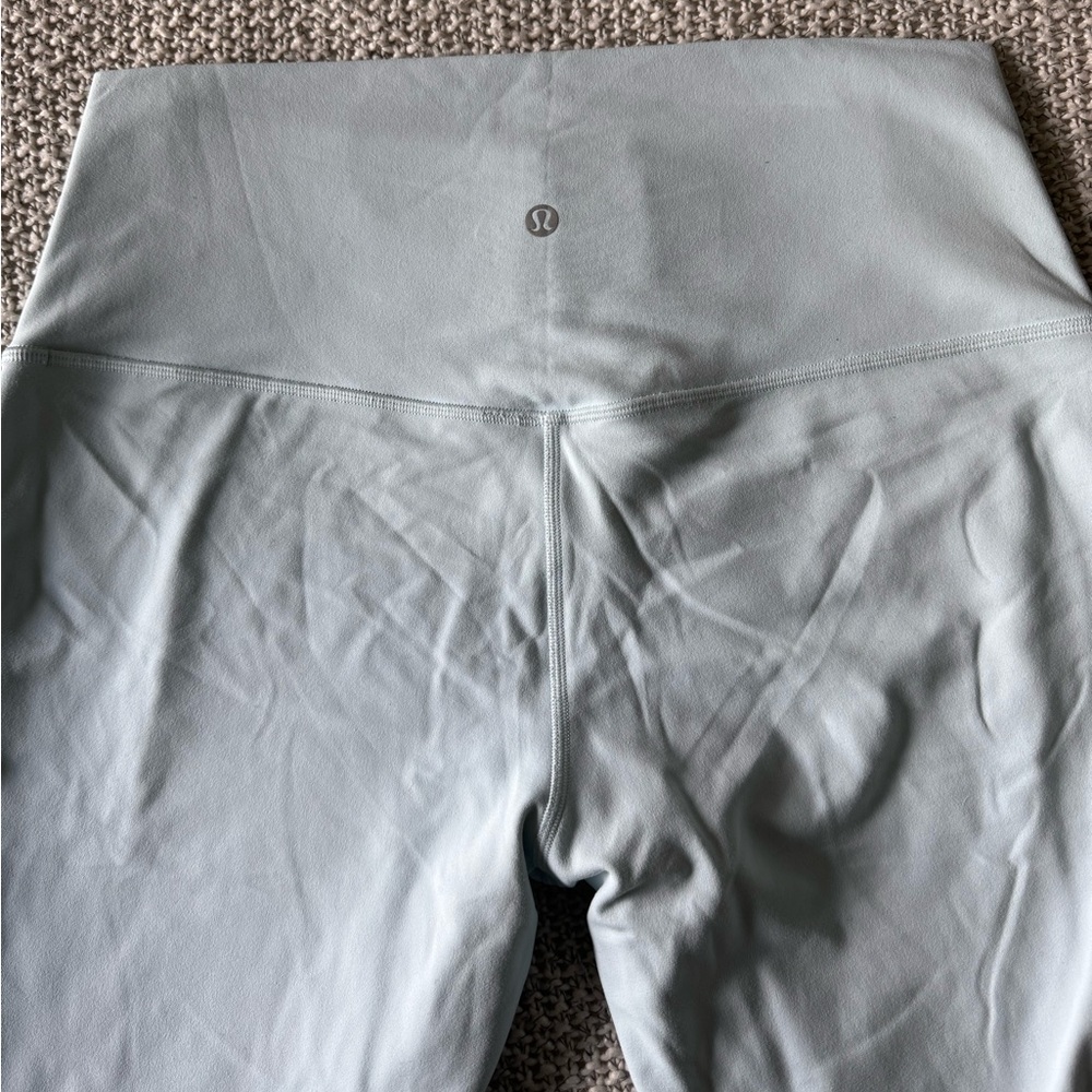 lululemon align leggings baby blue double lined size 12